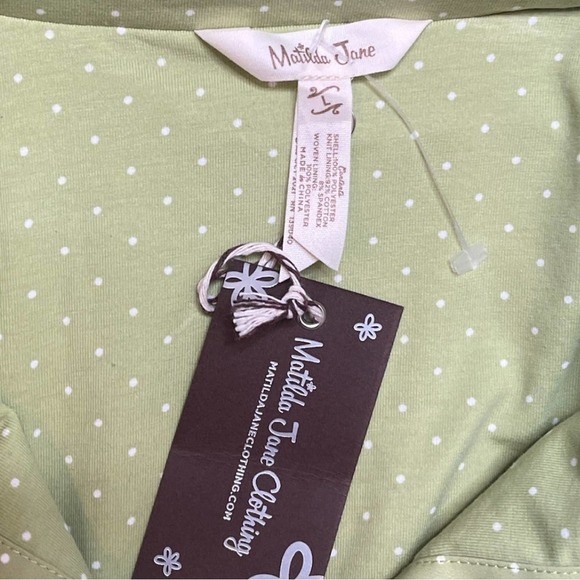 NWT Matilda Jane Rain Jacket Floral Dot - Size Large - Picture 12 of 12